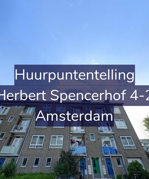 Foto gevel Huurpuntentelling voor Herbert Spencerhof 4-2, Amsterdam