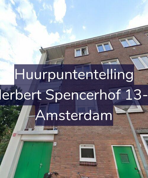 Foto gevel Huurpuntentelling voor Herbert Spencerhof 13-1, Amsterdam