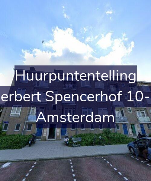 Foto gevel Huurpuntentelling voor Herbert Spencerhof 10-H, Amsterdam