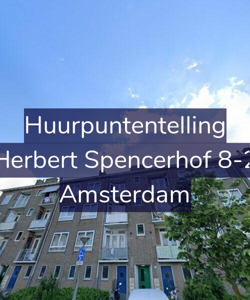 Foto gevel Huurpuntentelling voor Herbert Spencerhof 8-2, Amsterdam