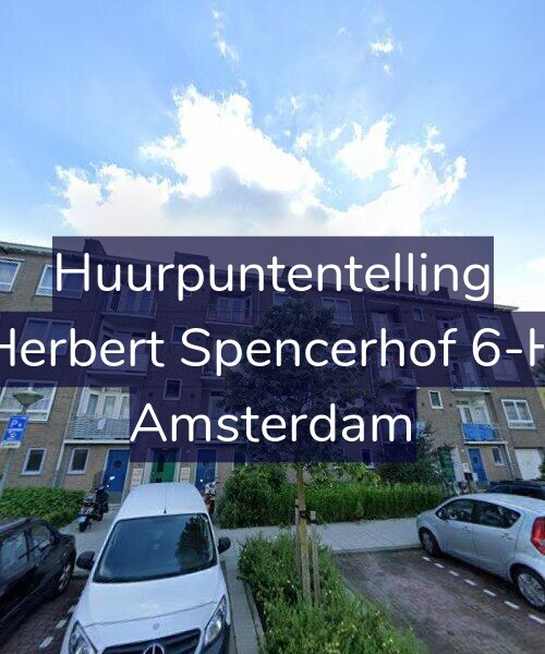 Foto gevel Huurpuntentelling voor Herbert Spencerhof 6-H, Amsterdam