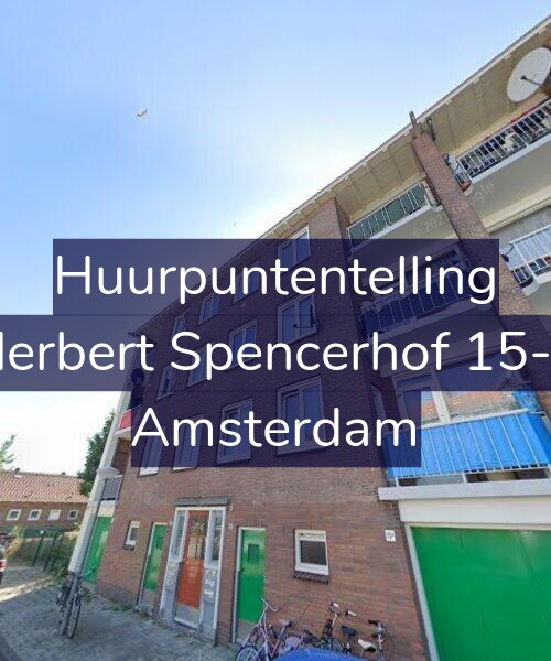Foto gevel Huurpuntentelling voor Herbert Spencerhof 15-1, Amsterdam