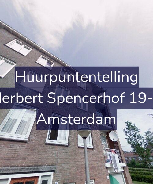 Foto gevel Huurpuntentelling voor Herbert Spencerhof 19-2, Amsterdam