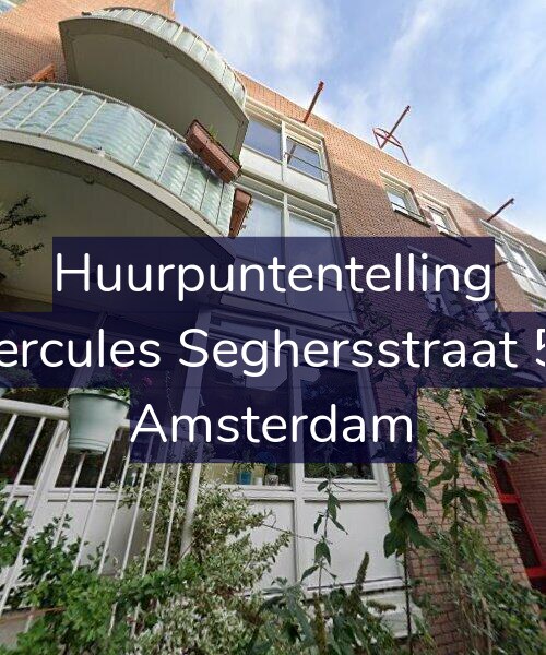 Foto gevel Huurpuntentelling voor Hercules Seghersstraat 57, Amsterdam
