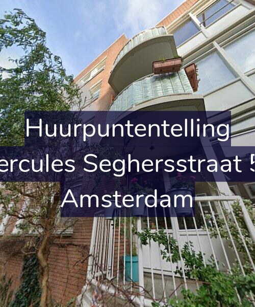 Foto gevel Huurpuntentelling voor Hercules Seghersstraat 51, Amsterdam