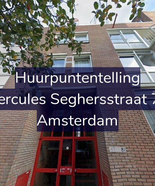 Foto gevel Huurpuntentelling voor Hercules Seghersstraat 71, Amsterdam