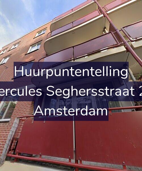 Foto gevel Huurpuntentelling voor Hercules Seghersstraat 23, Amsterdam
