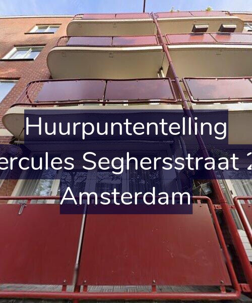 Foto gevel Huurpuntentelling voor Hercules Seghersstraat 27, Amsterdam
