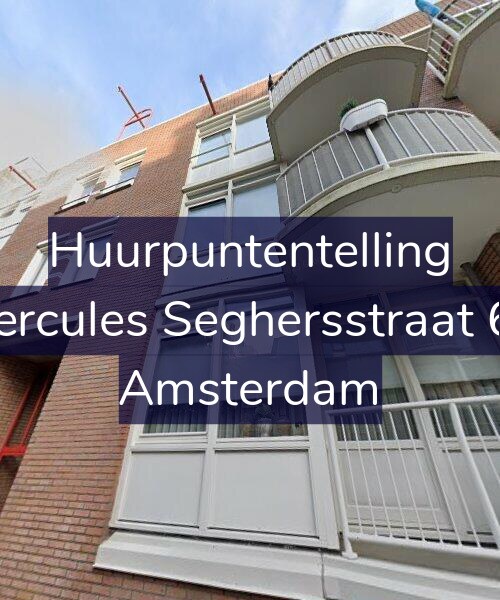 Foto gevel Huurpuntentelling voor Hercules Seghersstraat 61, Amsterdam