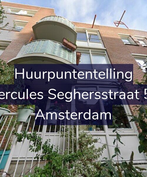 Foto gevel Huurpuntentelling voor Hercules Seghersstraat 55, Amsterdam