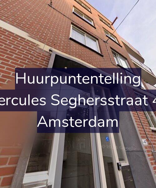 Foto gevel Huurpuntentelling voor Hercules Seghersstraat 43, Amsterdam