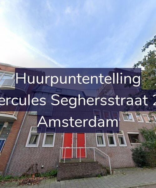 Foto gevel Huurpuntentelling voor Hercules Seghersstraat 22, Amsterdam