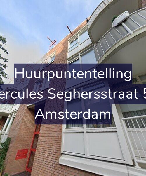Foto gevel Huurpuntentelling voor Hercules Seghersstraat 59, Amsterdam