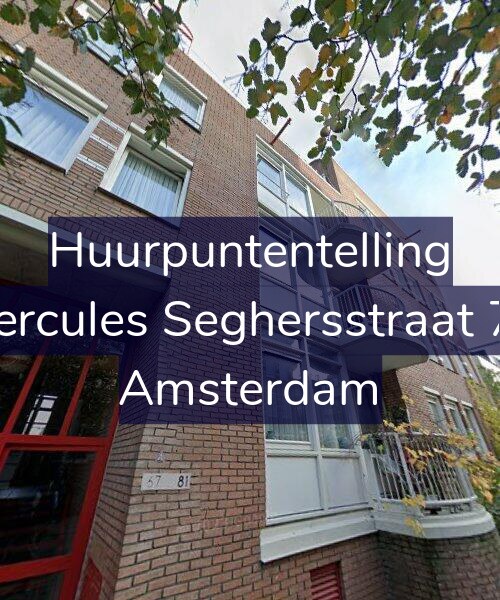 Foto gevel Huurpuntentelling voor Hercules Seghersstraat 75, Amsterdam