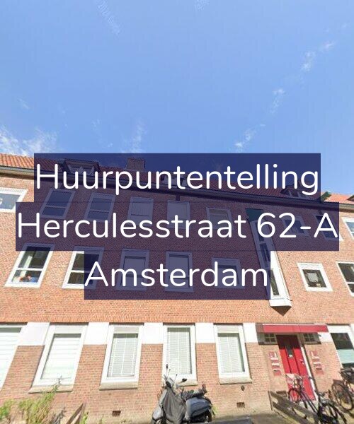 Foto gevel Huurpuntentelling voor Herculesstraat 62-A, Amsterdam
