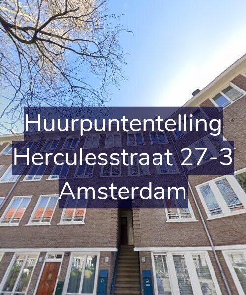 Foto gevel Huurpuntentelling voor Herculesstraat 27-3, Amsterdam