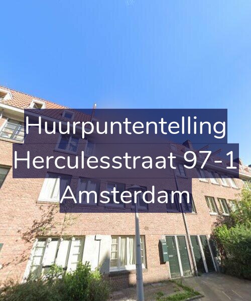 Foto gevel Huurpuntentelling voor Herculesstraat 97-1, Amsterdam