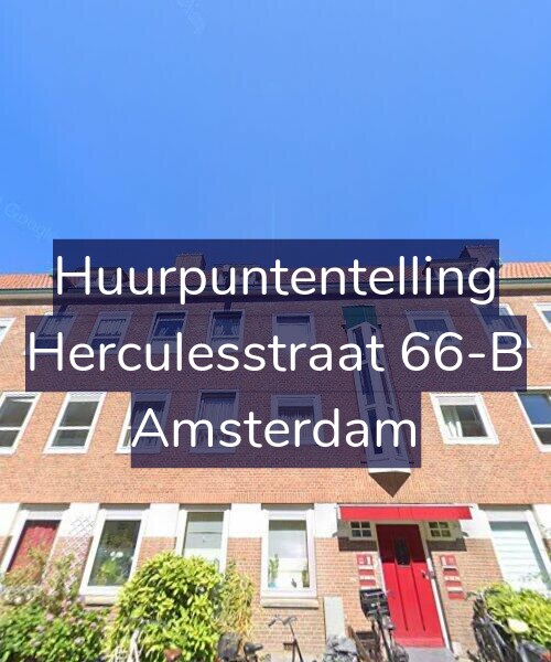 Foto gevel Huurpuntentelling voor Herculesstraat 66-B, Amsterdam