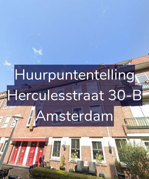 Foto gevel Huurpuntentelling voor Herculesstraat 30-B, Amsterdam