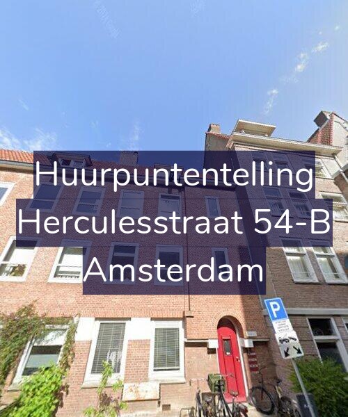 Foto gevel Huurpuntentelling voor Herculesstraat 54-B, Amsterdam