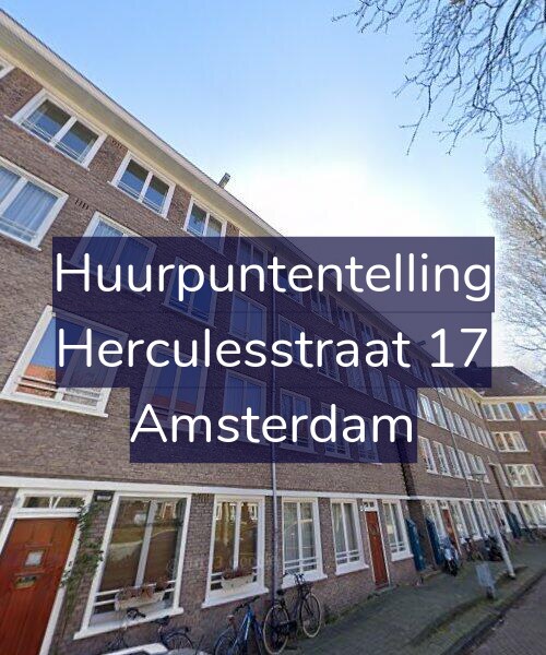 Foto gevel Huurpuntentelling voor Herculesstraat 17, Amsterdam