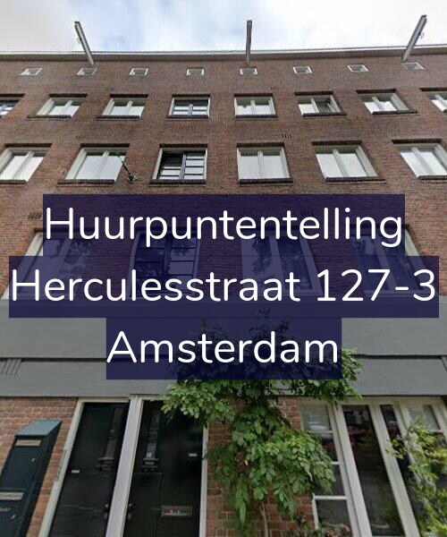 Foto gevel Huurpuntentelling voor Herculesstraat 127-3, Amsterdam