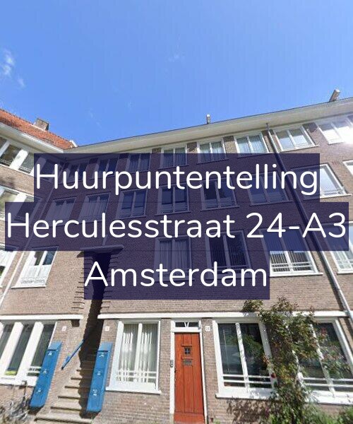 Foto gevel Huurpuntentelling voor Herculesstraat 24-A3, Amsterdam