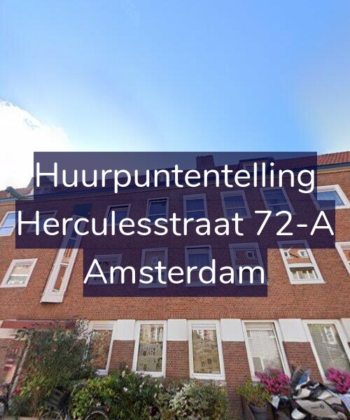 Foto gevel Huurpuntentelling voor Herculesstraat 72-A, Amsterdam
