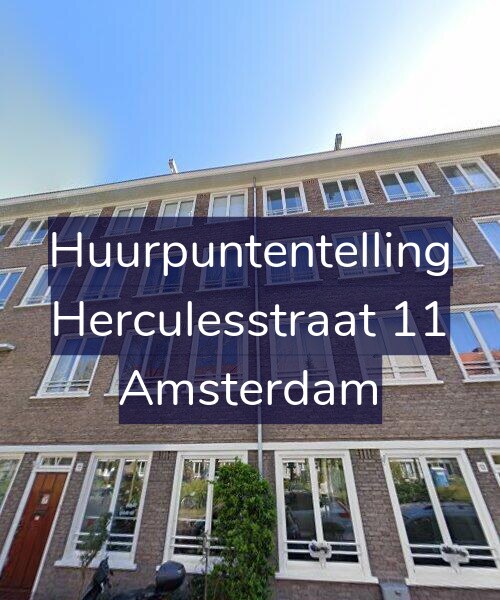 Foto gevel Huurpuntentelling voor Herculesstraat 11, Amsterdam