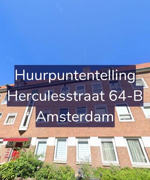 Foto gevel Huurpuntentelling voor Herculesstraat 64-B, Amsterdam