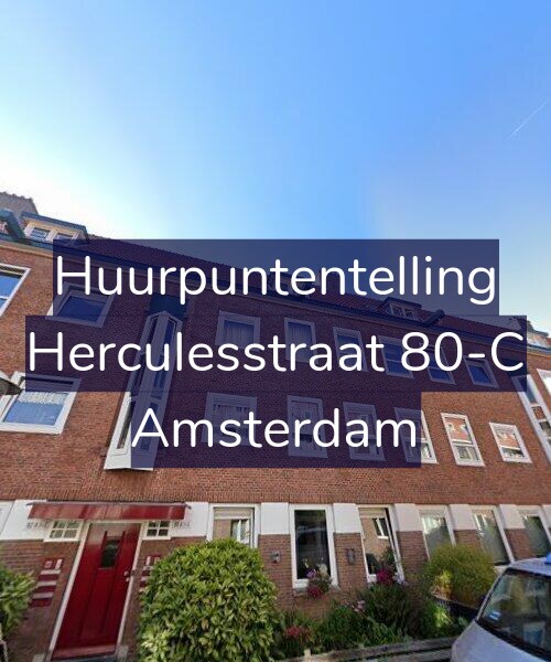 Foto gevel Huurpuntentelling voor Herculesstraat 80-C, Amsterdam