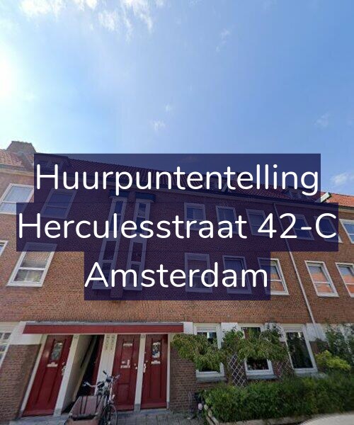 Foto gevel Huurpuntentelling voor Herculesstraat 42-C, Amsterdam