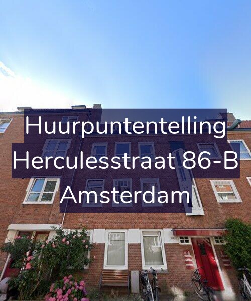 Foto gevel Huurpuntentelling voor Herculesstraat 86-B, Amsterdam