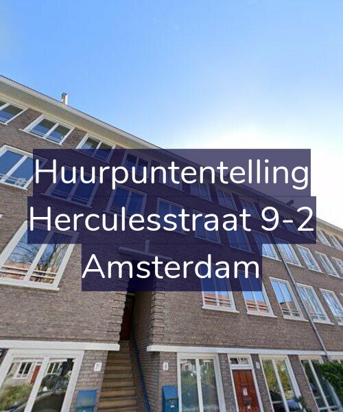 Foto gevel Huurpuntentelling voor Herculesstraat 9-2, Amsterdam