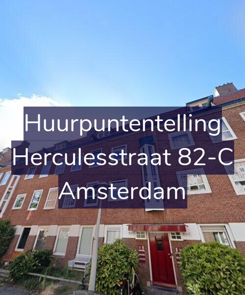 Foto gevel Huurpuntentelling voor Herculesstraat 82-C, Amsterdam