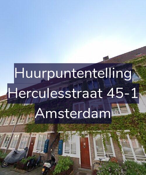 Foto gevel Huurpuntentelling voor Herculesstraat 45-1, Amsterdam