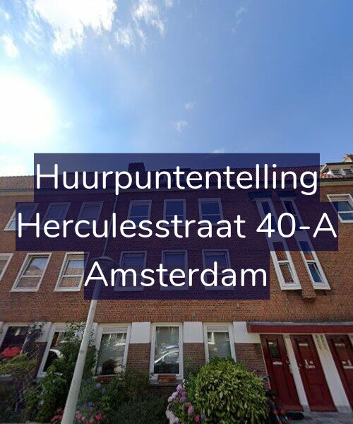 Foto gevel Huurpuntentelling voor Herculesstraat 40-A, Amsterdam