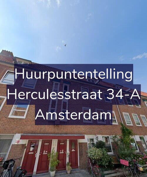 Foto gevel Huurpuntentelling voor Herculesstraat 34-A, Amsterdam