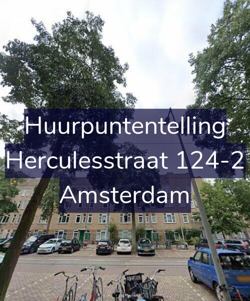 Foto gevel Huurpuntentelling voor Herculesstraat 124-2, Amsterdam