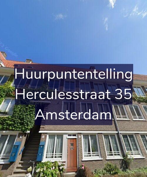 Foto gevel Huurpuntentelling voor Herculesstraat 35, Amsterdam