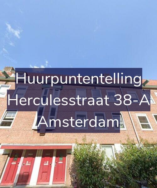 Foto gevel Huurpuntentelling voor Herculesstraat 38-A, Amsterdam