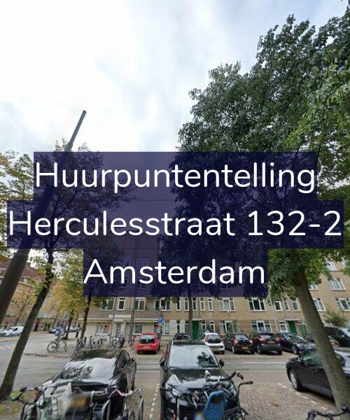 Foto gevel Huurpuntentelling voor Herculesstraat 132-2, Amsterdam