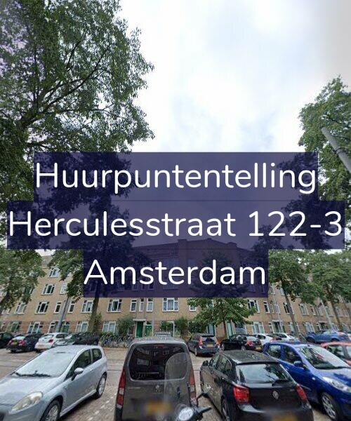 Foto gevel Huurpuntentelling voor Herculesstraat 122-3, Amsterdam