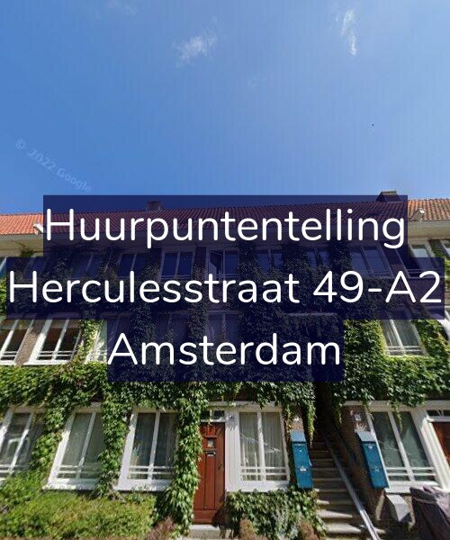 Foto gevel Huurpuntentelling voor Herculesstraat 49-A2, Amsterdam