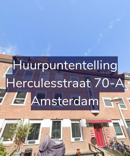 Foto gevel Huurpuntentelling voor Herculesstraat 70-A, Amsterdam