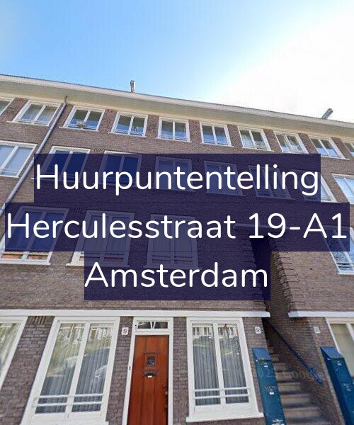 Foto gevel Huurpuntentelling voor Herculesstraat 19-A1, Amsterdam