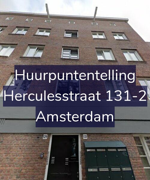 Foto gevel Huurpuntentelling voor Herculesstraat 131-2, Amsterdam
