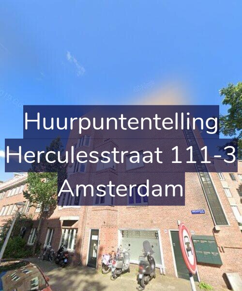 Foto gevel Huurpuntentelling voor Herculesstraat 111-3, Amsterdam
