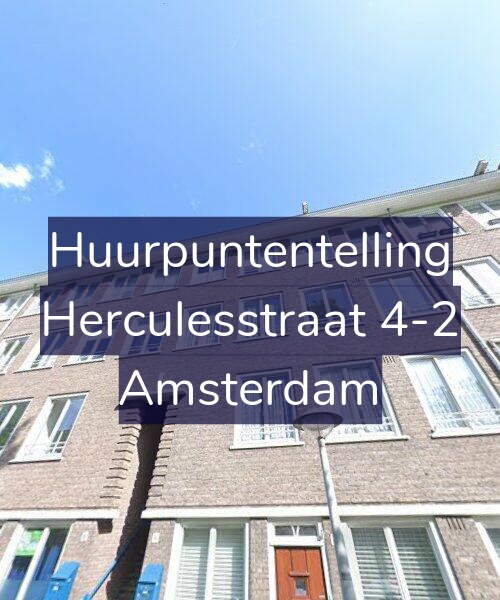 Foto gevel Huurpuntentelling voor Herculesstraat 4-2, Amsterdam