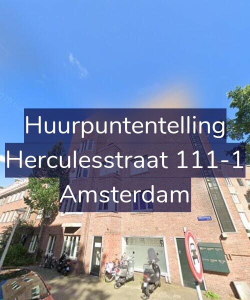 Foto gevel Huurpuntentelling voor Herculesstraat 111-1, Amsterdam